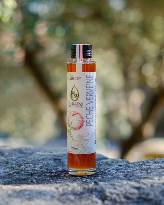 sirop peche verveine