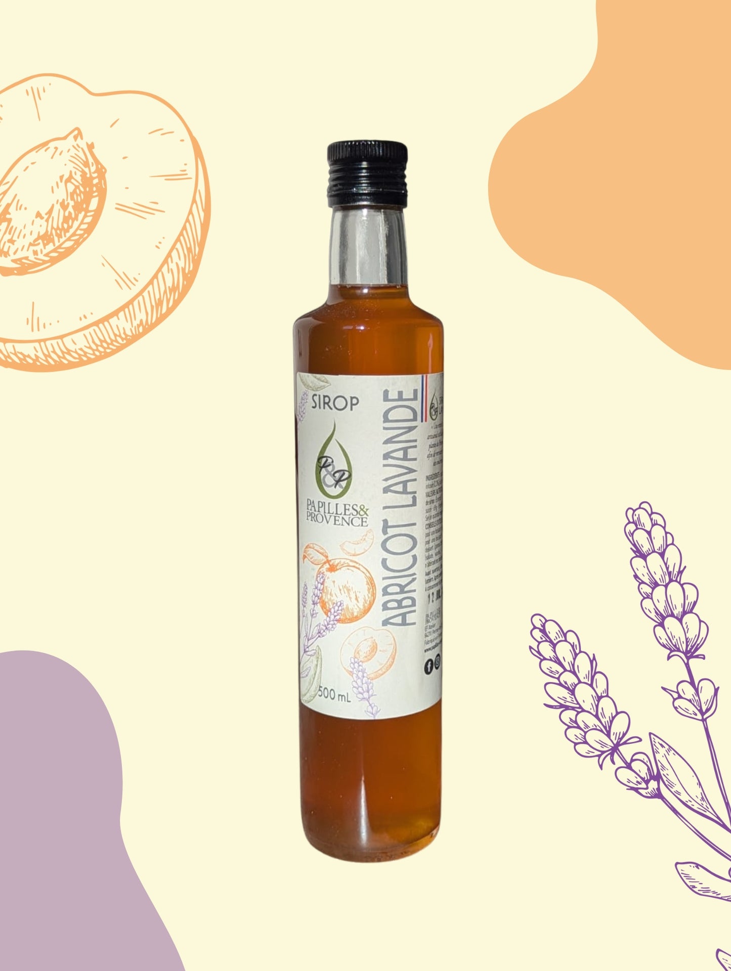 Sirop d'Abricot Lavande