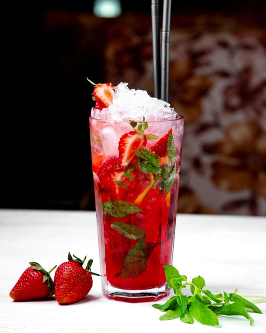 cocktail fraise vodka menthe fraiche