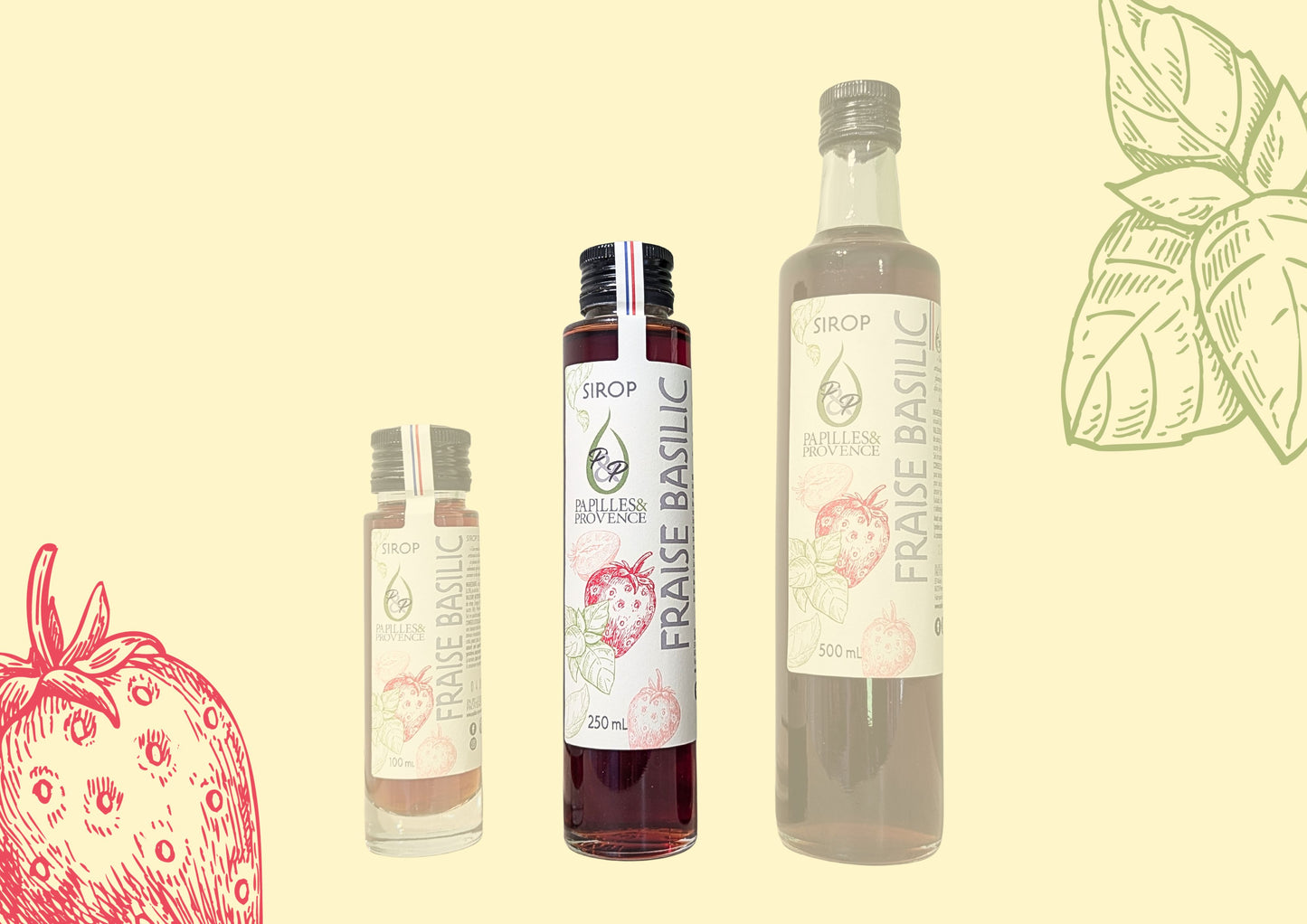 Sirop de Fraise Basilic