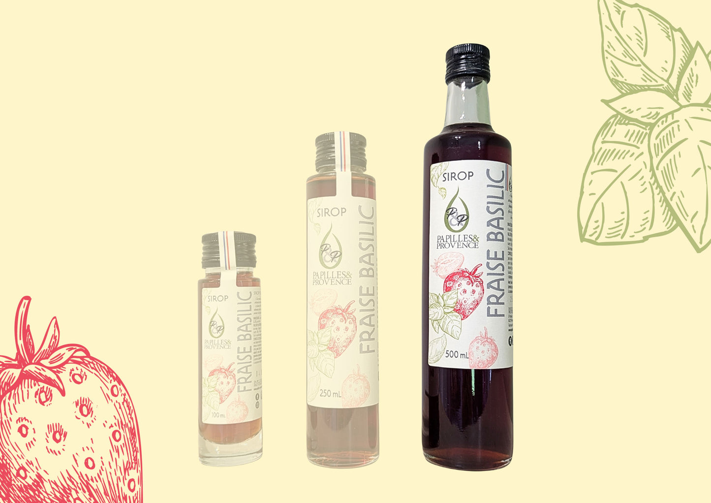 Sirop de Fraise Basilic