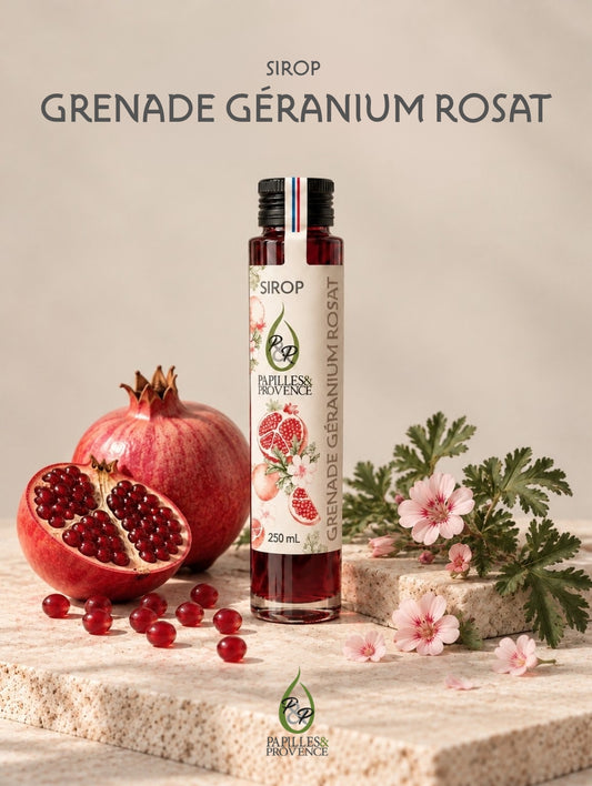 Sirop de Grenade - Géranium Rosat